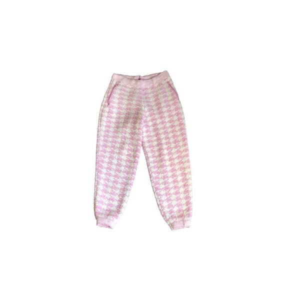 Skims Pink and White Fuzzy Patterned Pants - Picture 3 of 7